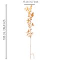 Záhradný kôl s vtáčikmi, kovová dekorácia, 100 cm | Floristik24.sk