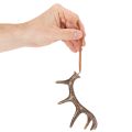 Rustikálne prívesky z parožia na stenu alebo stromček, 15 cm, 6 kusov | Floristik24.sk