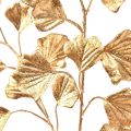 Floristik24 Gingko konárik dekoračná umelá rastlina bronzové trblietky 84cm