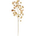 Floristik24 Gingko konárik dekoračná umelá rastlina bronzové trblietky 84cm