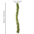 Girlanda z umelého cyprusu s kužeľmi, 180 cm, na stôl a dvere | Floristik24.sk