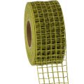 Floristik24 Mriežková páska 4,5cm x 10m machovo zelená