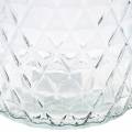Floristik24 Dekoratívne sklenené diamanty sklenená váza číra váza na kvety 2ks
