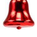 Floristik24 Zvonček červený na zavesenie plast 3ks