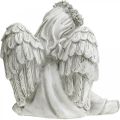 Floristik24 Náhrobný anjel sediaci Náhrobná dekorácia anjel 20×14×20cm