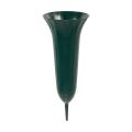 Floristik24 Náhrobná váza tmavozelená 31cm 5ks