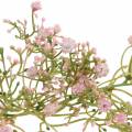 Floristik24 Girlanda Gypsophila ružová 180cm