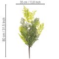 Umelá vetvička papradia, jemná, do vázy, 80 cm | Floristik24.sk