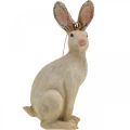 Floristik24 Figúrka veľkonočného zajačika na zavesenie Veľkonočná dekorácia polyresin V9,5cm 4ks