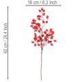 Umelá vetvička šípky s lesklými bobuľami, 62 cm | Floristik24.sk