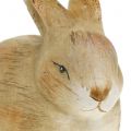 Floristik24 Keramický králik príroda 8,5cm x 12cm 3ks