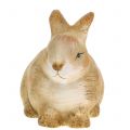 Floristik24 Keramický králik príroda 8,5cm x 12cm 3ks
