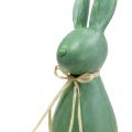 Floristik24 Veľkonočné zajačiky zelené V29cm 2ks