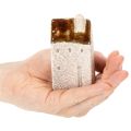 Sada dekoratívnych keramických domčekov, dekorácia na stôl, 9 cm, 3 kusy | Floristik24.sk