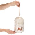 Zvonček s vianočným motívom na zavesenie, 26 cm | Floristik24.sk