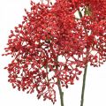 Floristik24 Baza červená umelé kvety do jesennej kytice 52cm 6ks