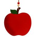 Floristik24 Krabie jablko na zavesenie 12,5cm červené 12ks