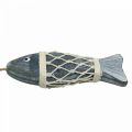 Floristik24 Drevená rybka deko, deko rybka na zavesenie 16,5cm