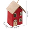 Sada závesných bytových dekorácií, škandinávsky štýl, 7 cm, 6 kusov | Floristik24.sk