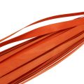 Floristik24 Drevené pásiky na zapletanie oranžové 95cm - 100cm 50p