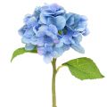 Floristik24 Umelý kvet hortenzie modrý 36cm