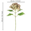 Umelý dekoratívny kvet hortenzie so stonkou, 46 cm | Floristik24.sk