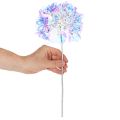Umelá kvitnúca vetvička hortenzie v dúhových farbách 36 cm 2 ks | Floristik24.sk