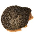 Dekoratívna figúrka ježka jesenná ručne maľovaná hnedá 14×9,5×9cm | Floristik24.sk