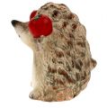 Floristik24 Keramická figúrka ježka s jablkovo hnedou 7,5cm
