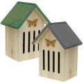 Floristik24 Hotelové drevo proti hmyzu, domček pre hmyz, pomôcka na hniezdenie motýľ V21,5cm