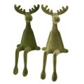 Floristik24 Dekoratívna ohrada Elk zelená, V31 cm, 2 ks