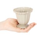 Dekoratívna miska, krémová trofej, malá, 10 cm | Floristik24.sk