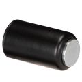 Okrúhly magnetický svietnik, matný čierny, pre kužeľovité sviečky s priemerom 25 mm, 4 kusy | Floristik24.sk