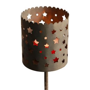 Svietnik na nalepenie adventného venca Ø6,5cm V14cm 4 ks | Floristik24.sk