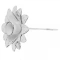 Floristik24 Svietnik kvetinový kovový na nalepenie White Shabby Ø9cm