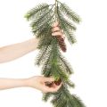 Dekoratívna borovicová vetvička, umelá girlanda na zimné aranžmány, 190 cm | Floristik24.sk