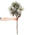 Umelá borovicová vetvička so šiškami, dekorácia do obývačky, 93 cm | Floristik24.sk