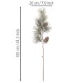 Umelý borovicový konár so šiškami a dlhým ihličím 105 cm | Floristik24.sk