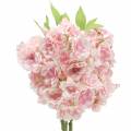 Floristik24 Konár z čerešňového kvetu ružový 44cm 3ks