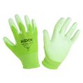 Floristik24 Záhradné rukavice Kixx veľkosť 7 svetlo zelené, limetkové