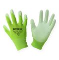 Floristik24 Kixx nylonové záhradné rukavice veľkosť 8 svetlo zelené, limetkové