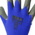 Floristik24 Záhradné rukavice Kixx modré, čierne veľkosť 10