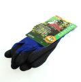 Floristik24 Záhradné rukavice Kixx modré, čierne veľkosť 10