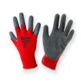 Floristik24 Kixx nylonové záhradné rukavice veľkosť 10 červené, šedé