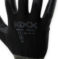 Floristik24 Kixx nylonové záhradné rukavice veľkosť 10 čierne