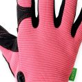 Floristik24 Syntetické rukavice Kixx veľkosť 8 ružové, čierne