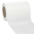 Floristik24 Biela veniec stuha 125 mm 25 m dekoračná stuha pohrebná výzdoba hrobu
