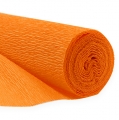 Floristik24 Kvetinárstvo krepový papier oranžový 50x250cm