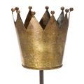 Floristik24 Dekoratívna koruna na paličke, vintage dekorácia na črepníkové rastliny, 73 cm