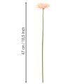 Umelé kvety gerbery marhuľové 47 cm 6 ks | Floristik24.sk